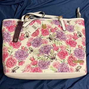 gloria vanderbilt floral bag